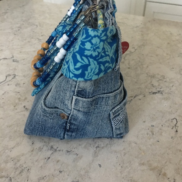 🌻 Blue Jean style bag - Picture 6 of 8